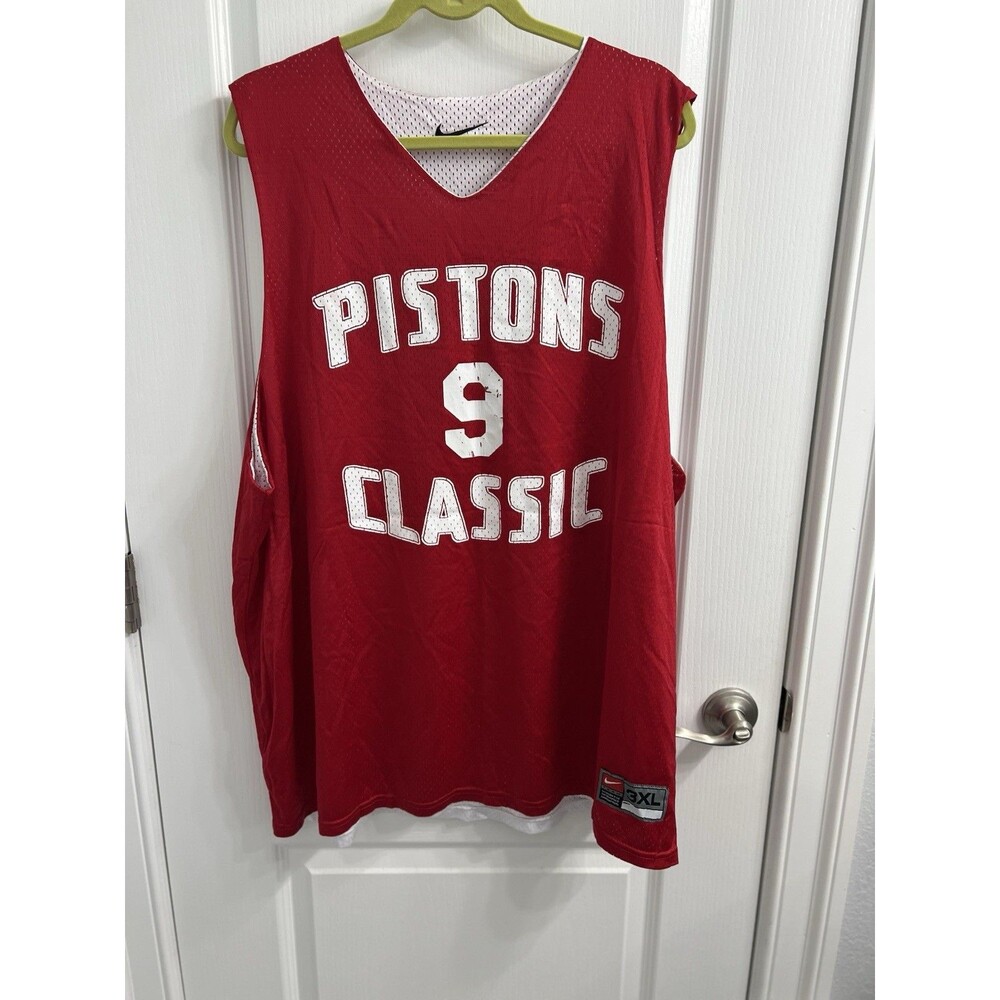 Nike Detroit Pistons #9 Practice Jersey Vintage Size 3XL‎